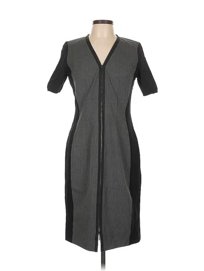 Pre-owned Elie Tahari Cocktail Dress In Gray