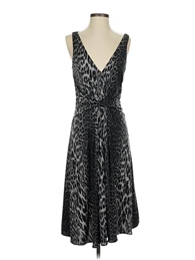 Pre-owned Elie Tahari Cocktail Dress In Gray