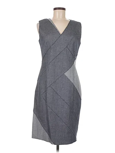 Pre-owned Elie Tahari Cocktail Dress In Gray
