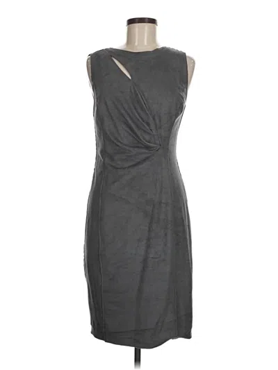 Pre-owned Elie Tahari Cocktail Dress In Gray