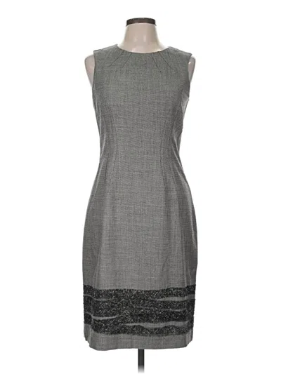 Pre-owned Elie Tahari Cocktail Dress In Gray