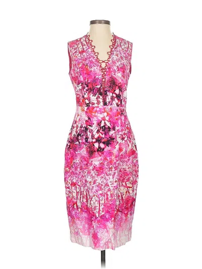 Pre-owned Elie Tahari Cocktail Dress In Pink