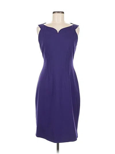 Pre-owned Elie Tahari Cocktail Dress In Purple