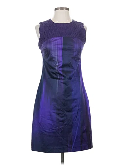 Pre-owned Elie Tahari Cocktail Dress In Purple