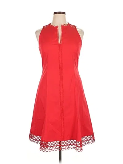 Pre-owned Elie Tahari Cocktail Dress In Red