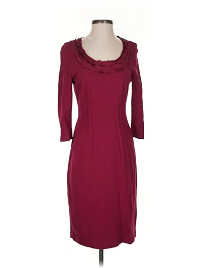 Pre-owned Elie Tahari Cocktail Dress In Red