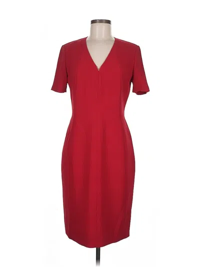 Pre-owned Elie Tahari Cocktail Dress In Red