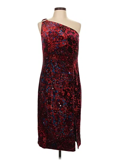 Pre-owned Elie Tahari Cocktail Dress In Red