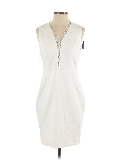 Pre-owned Elie Tahari Cocktail Dress In White