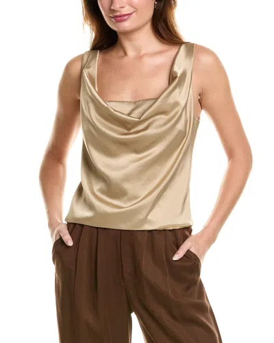 Elie Tahari Cowl Cami In Brown