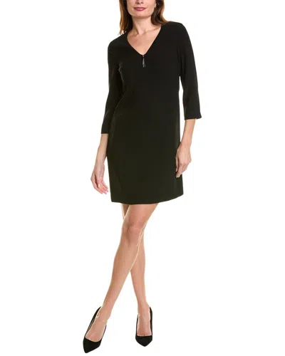 ELIE TAHARI CREPE SHIFT DRESS