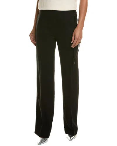 Elie Tahari Crepe Side Tie Pant In Black