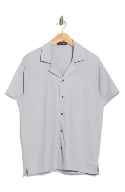 Elie Tahari Cuban Textured Camp Shirt