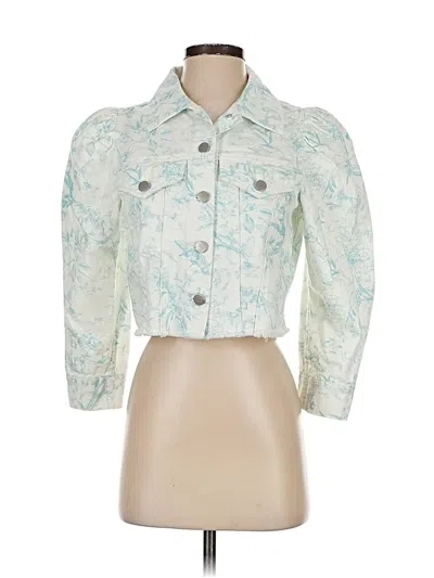 Elie Tahari Denim Jacket In Blue