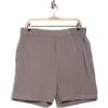 Elie Tahari Elastic Waist Shorts In Brown