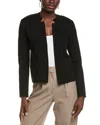 Elie Tahari Elie By  Open Knit Cardigan In Black