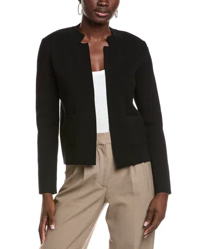 Elie Tahari Elie By  Open Knit Cardigan In Black