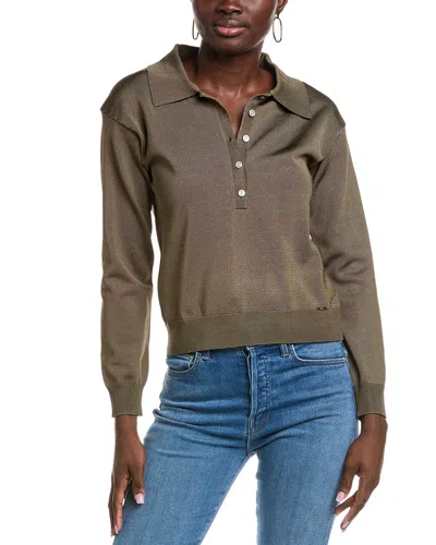 Elie Tahari Elie By  Polo Shirt In Green