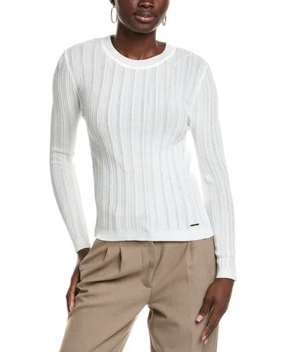 Elie Tahari Elie By  Studded Top In White