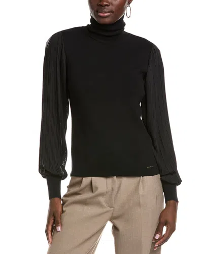 Elie Tahari Elie By  Turtleneck Sweater In Black