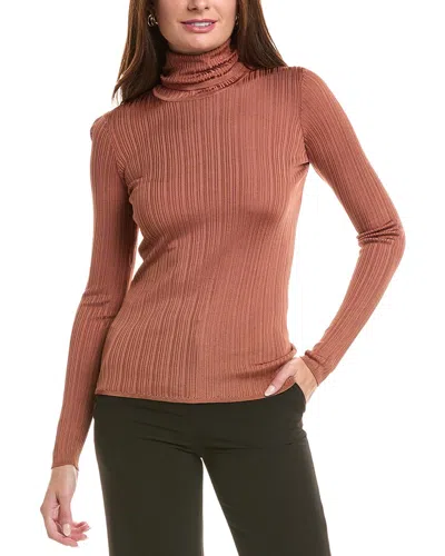 Elie Tahari Elie By  Turtleneck Top In Pink