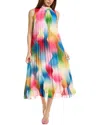Shop Elie Tahari Ellie Tahari Accordion Pleated Dress In Pink