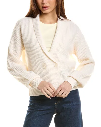 Elie Tahari Ellie Tahari Knit Cashmere Cardigan In White