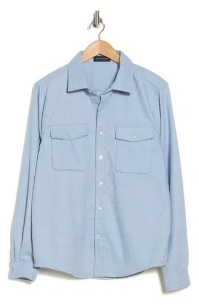 Elie Tahari Extrasoft Shirt Jacket In Light Blue