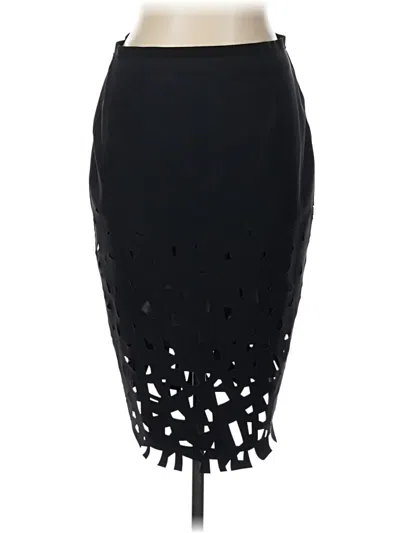 Pre-owned Elie Tahari Formal Skirt In Black