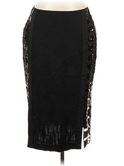 Pre-owned Elie Tahari Formal Skirt In Black