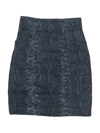 Pre-owned Elie Tahari Formal Skirt In Blue