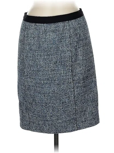 Pre-owned Elie Tahari Formal Skirt In Blue