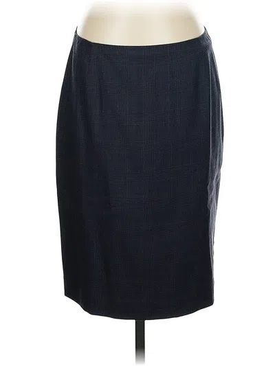 Pre-owned Elie Tahari Formal Skirt In Blue