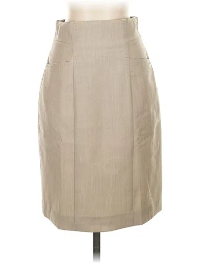 Pre-owned Elie Tahari Formal Skirt In Brown