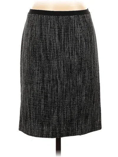 Pre-owned Elie Tahari Formal Skirt In Gray