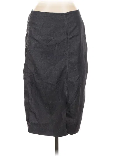 Pre-owned Elie Tahari Formal Skirt In Gray