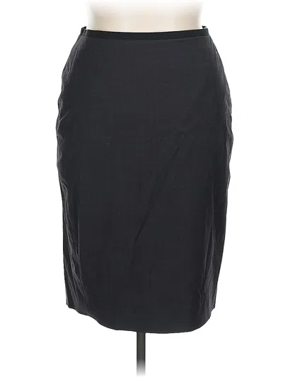 Pre-owned Elie Tahari Formal Skirt In Gray
