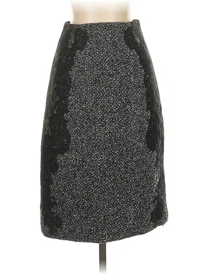 Pre-owned Elie Tahari Formal Skirt In Gray