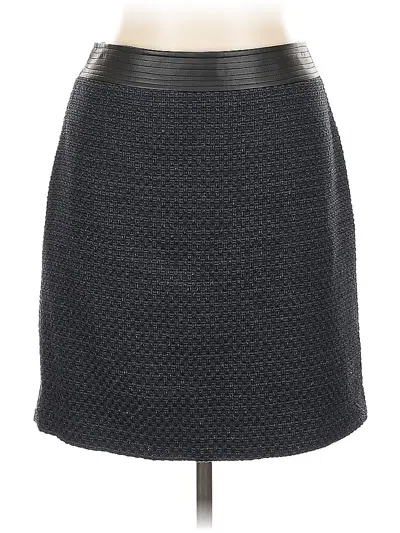 Pre-owned Elie Tahari Formal Skirt In Gray
