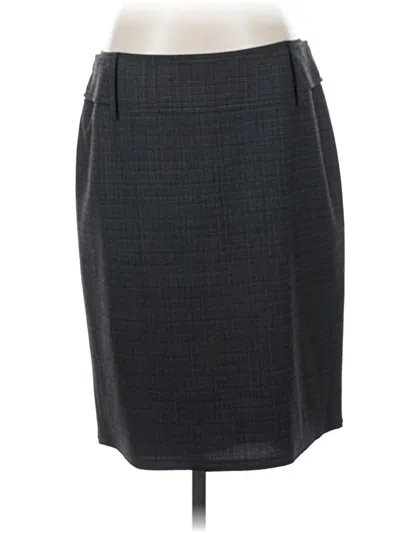 Pre-owned Elie Tahari Formal Skirt In Gray