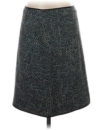 Pre-owned Elie Tahari Formal Skirt In Gray