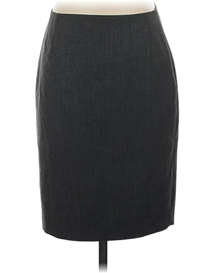 Pre-owned Elie Tahari Formal Skirt In Gray