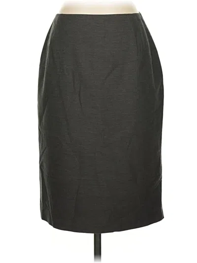 Pre-owned Elie Tahari Formal Skirt In Gray