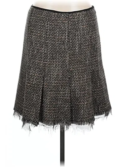 Pre-owned Elie Tahari Formal Skirt In Gray