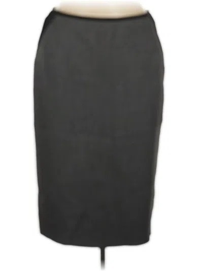 Pre-owned Elie Tahari Formal Skirt In Gray