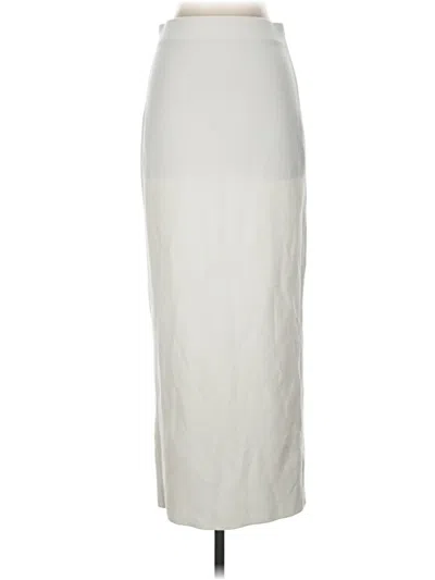 Pre-owned Elie Tahari Formal Skirt In Silver