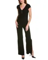 Elie Tahari Front Zip Jumpsuit In Black