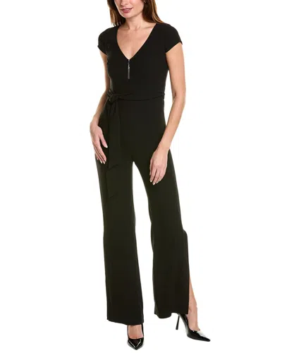 ELIE TAHARI FRONT ZIP JUMPSUIT