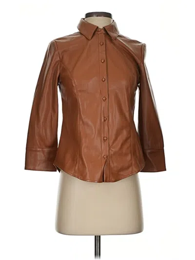 Pre-owned Elie Tahari Jacket In Brown