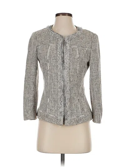 Pre-owned Elie Tahari Jacket In Gray